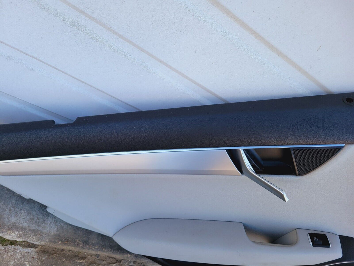 2012-2014 Mercedes C250 C350 Left Rear Interior Door Panel OEM A2047302922