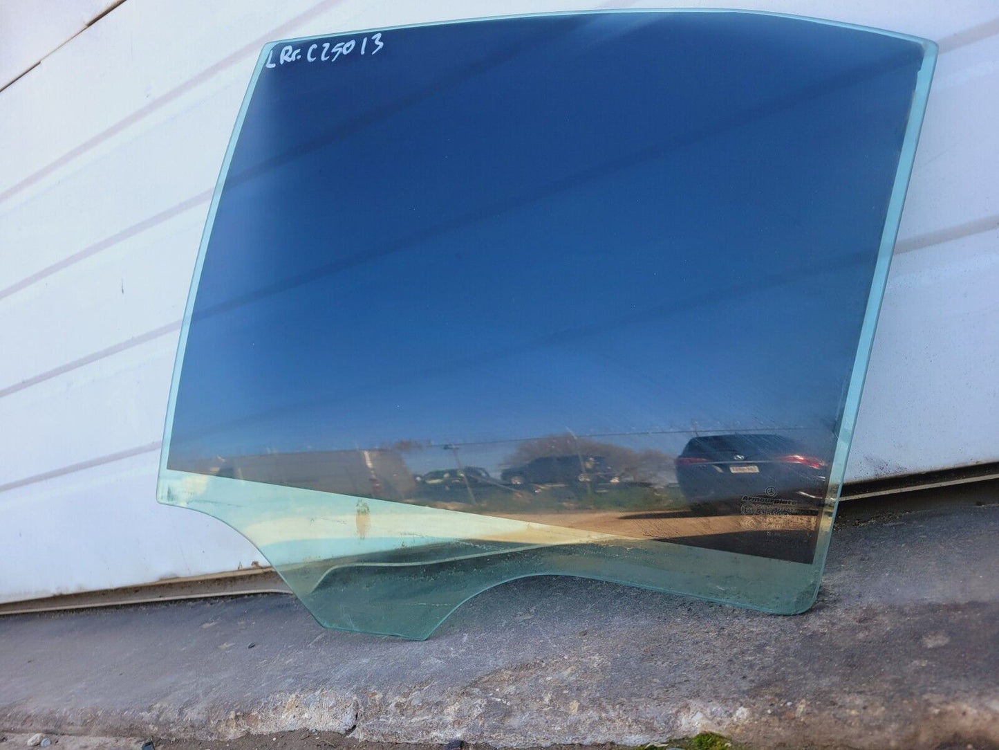 2012-2014 Mercedes C250 C350 Left Rear Door Window Glass OEM 43R-00083