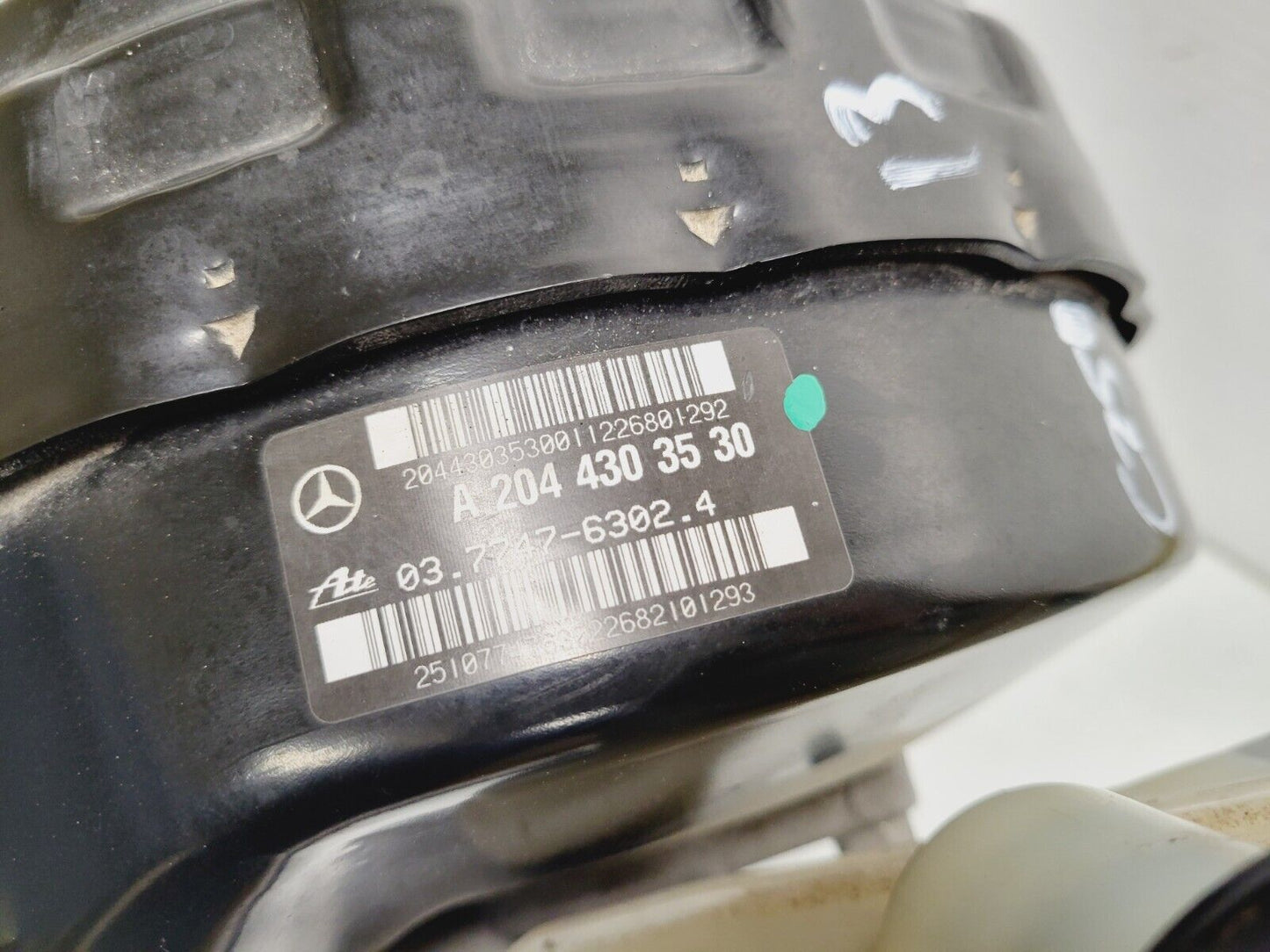 2012-2014 Mercedes C250 C350 Master Cylinder Power Brake Booster OEM A2044303530