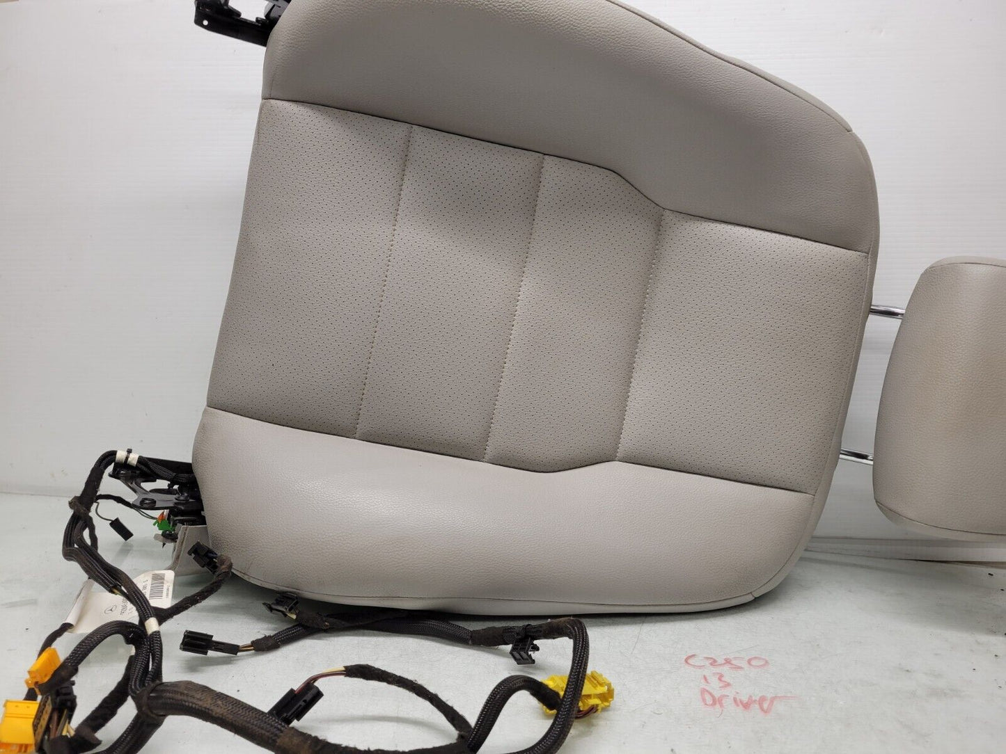 2012-2014 Mercedes C250 C350 Left Front Upper Seat w Headrest OEM A2045408735