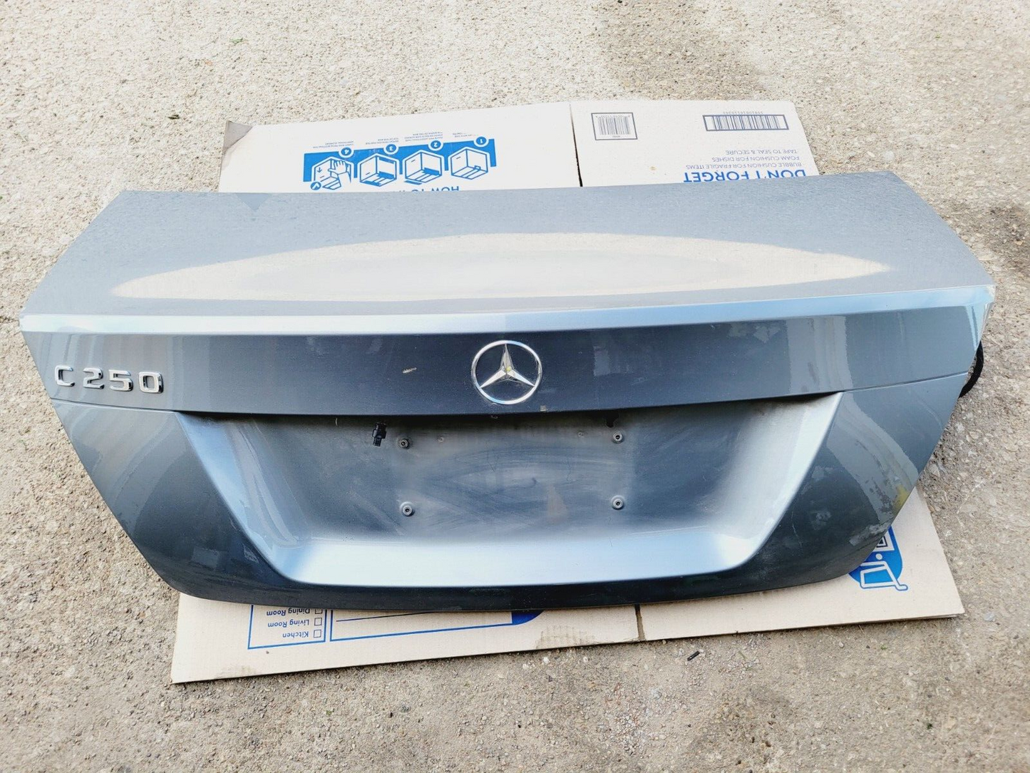 2012-2014 Mercedes C250 Sedan Rear Trunk Lid Shell Panel Cover OEM Local Tx