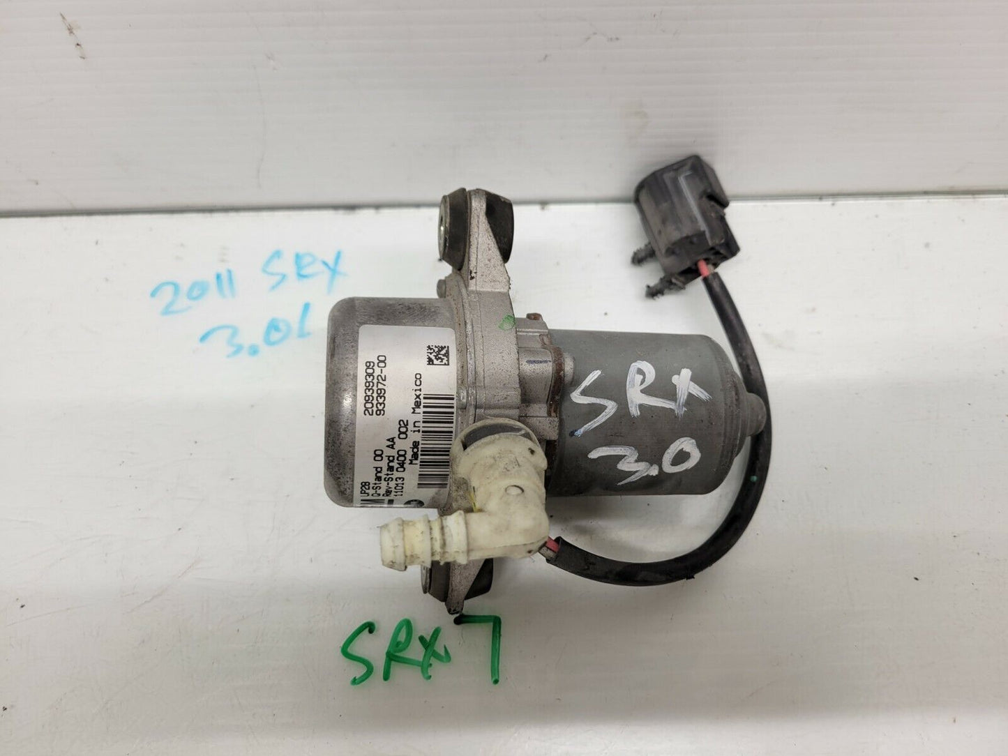 2010-2011 Cadillac Srx 3.0L Vaccuum Pump Oem