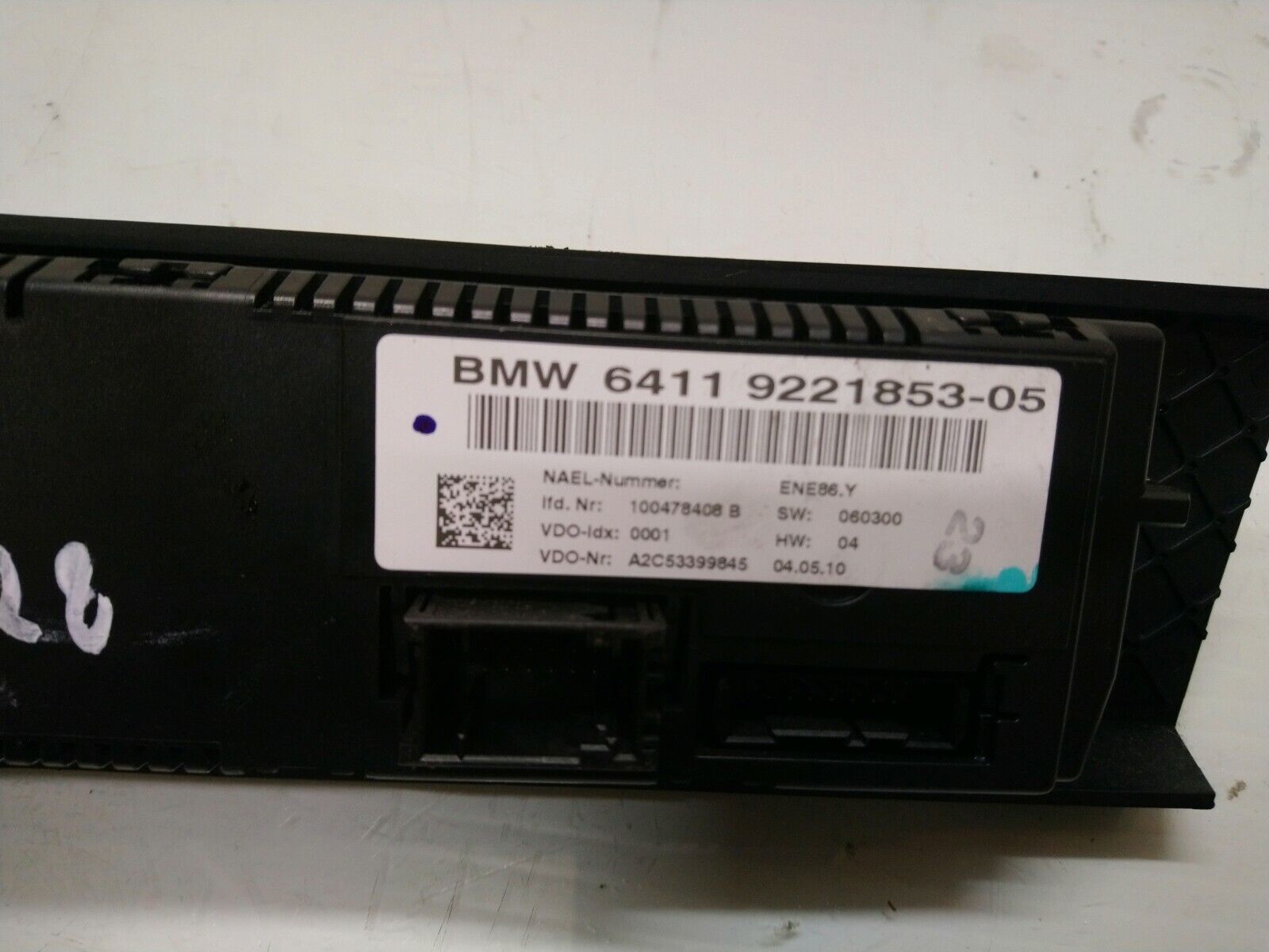 2009-2011 BMW 328I 335I Lci Ac Temperature Heater Climate Control Oem 9221853