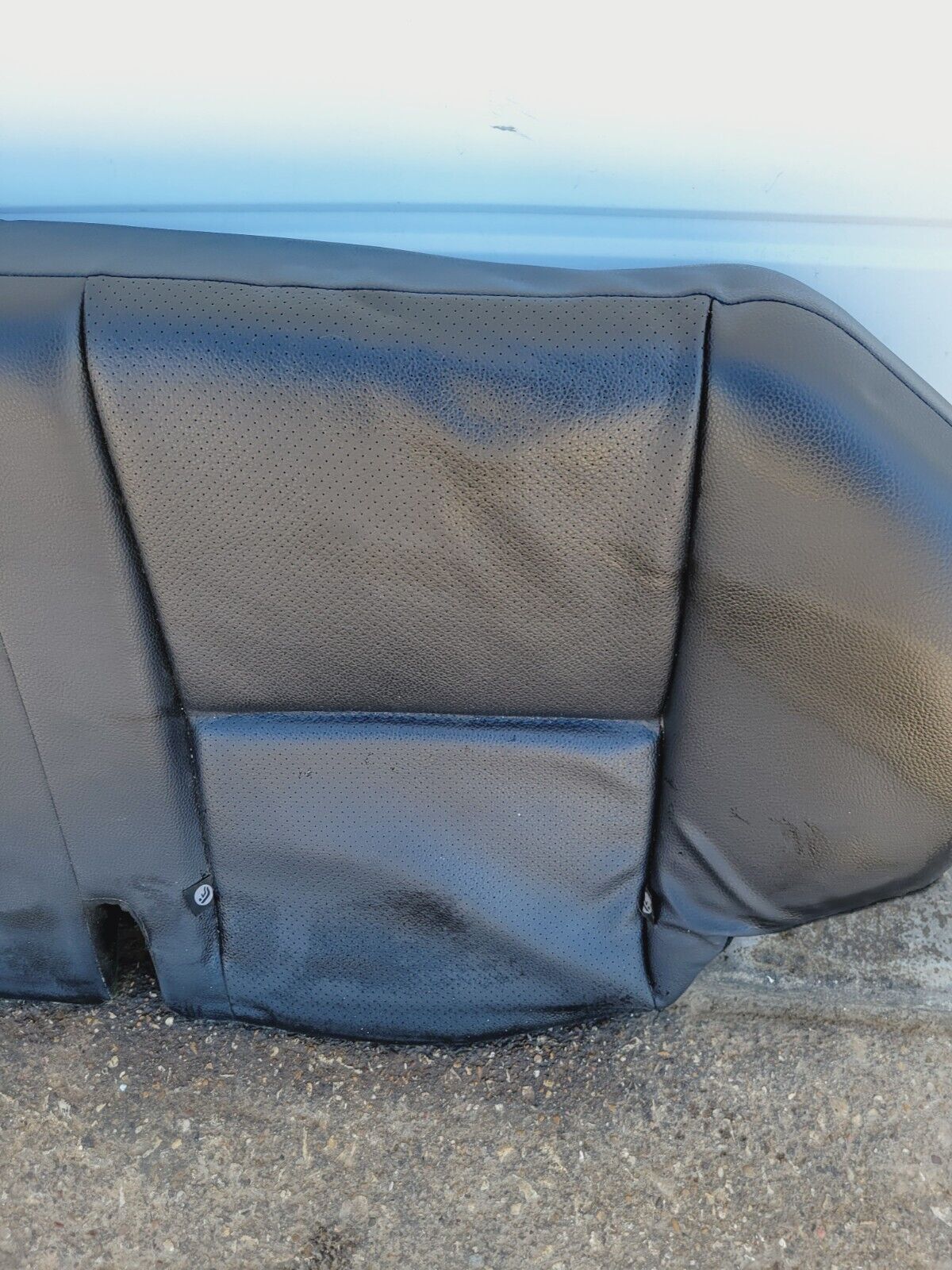 2012-2014 Mercedes C250 C300 C350 Rear Lower Seat Black Sedan