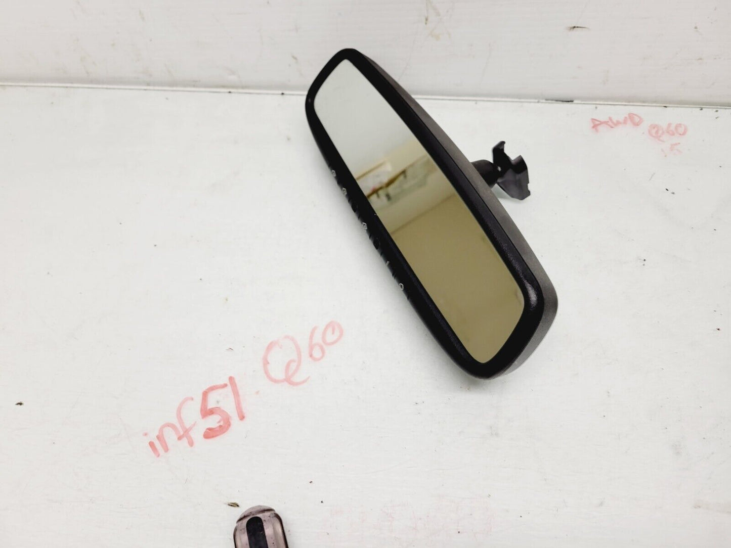 2014-2015 Infiniti Q60 Interior Rear View Mirror Oem