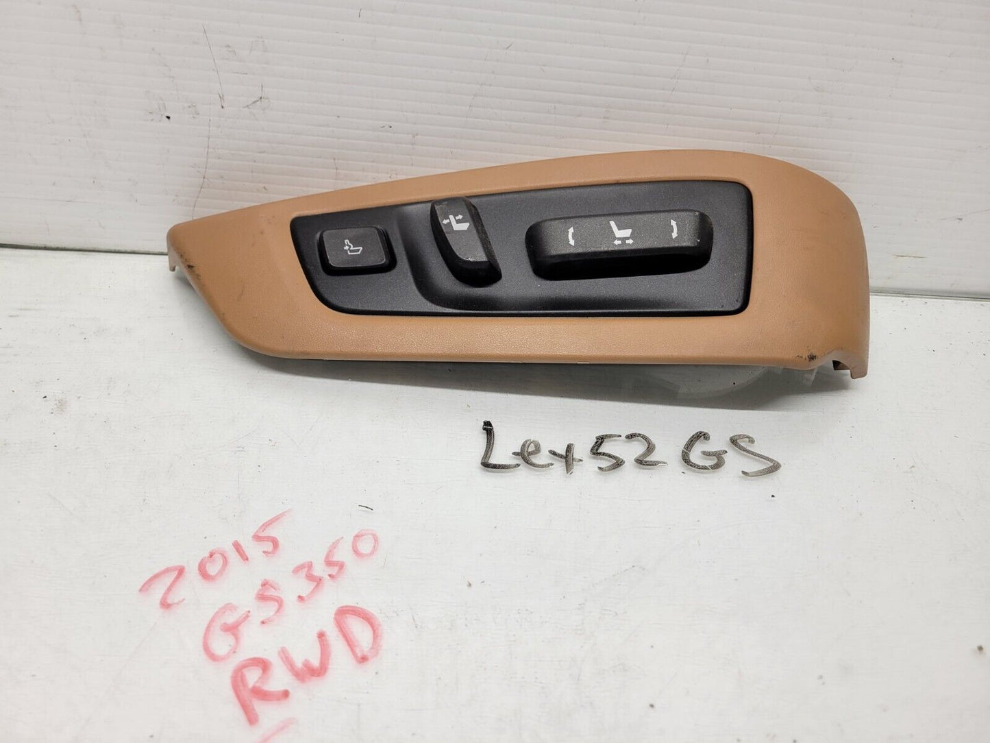 2013-2016 Lexus Gs350 Gs450H Right Front Seat Control Switch Oem