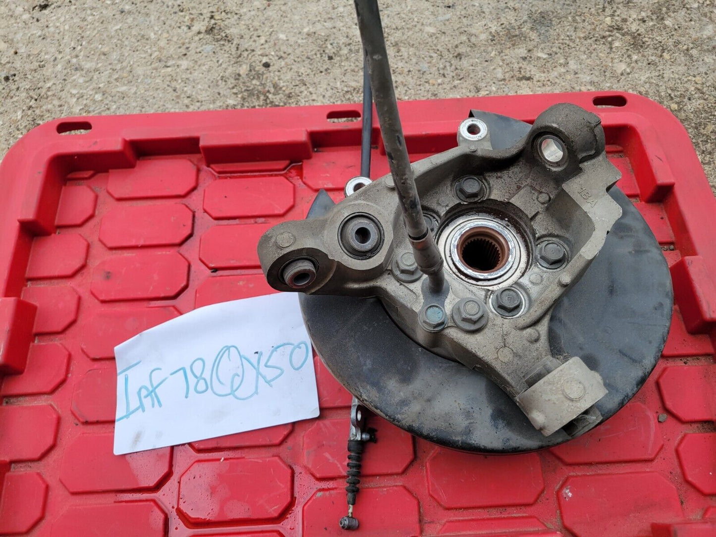 2014-2017 Infiniti Qx50 Rwd Right Rear Spindle Knuckle Hub Oem