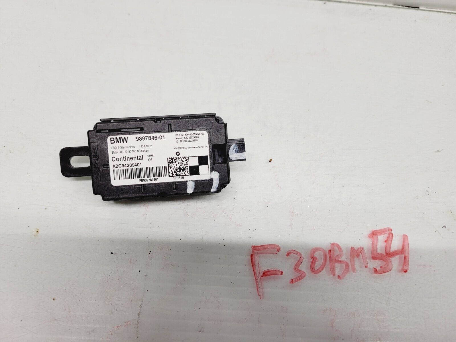 2016-2018 BMW 320I 330I 340I Radio Signal Receiver Module Oem