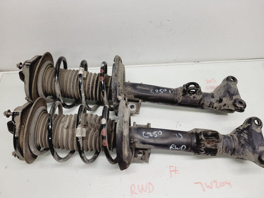 2012-2014 Mercedes C250 C350 RWD Right & Left Shock Absorber Set OEM A2043233000