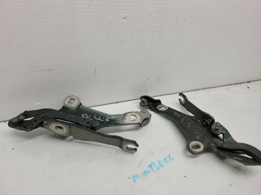 2007-2014 Mini Cooper Engine Left & Right Hood Hinge Hinges Pair Oem