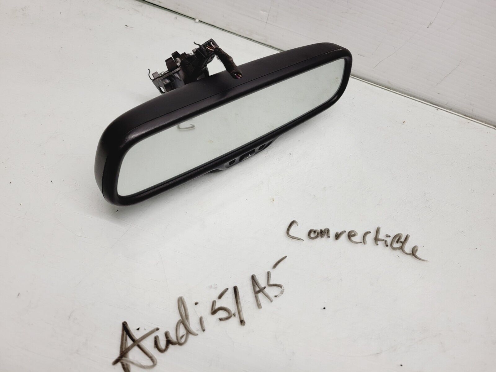 2013-2016 Audi A5 Convertible Interior Rear View Mirror W Compass Oem