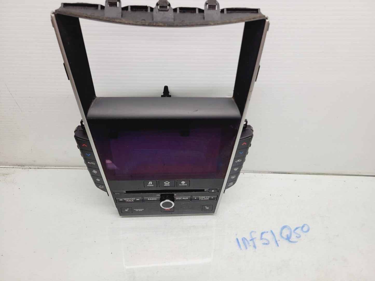 2015-2018 Infiniti Q50 Ac Heater Climate Temperature Control Panel Oem