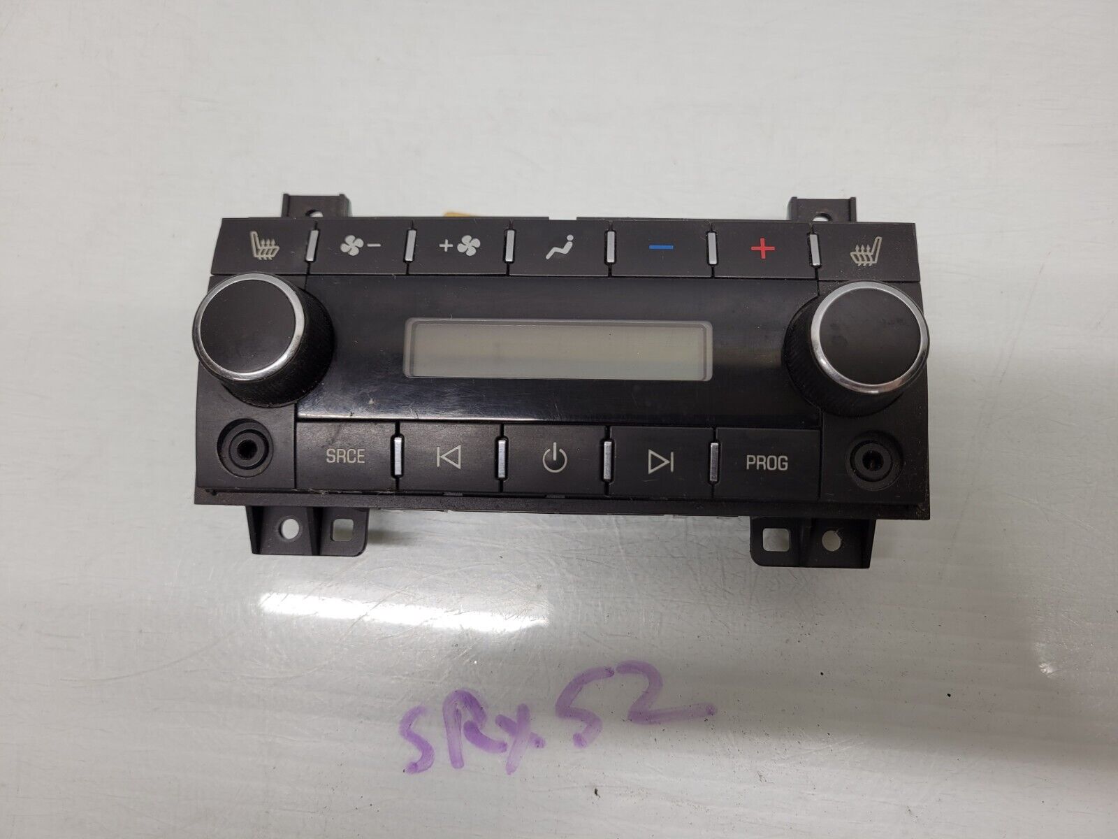 2010-2012 Cadillac Srx Ac Climate Heater Radio  Control Module Oem