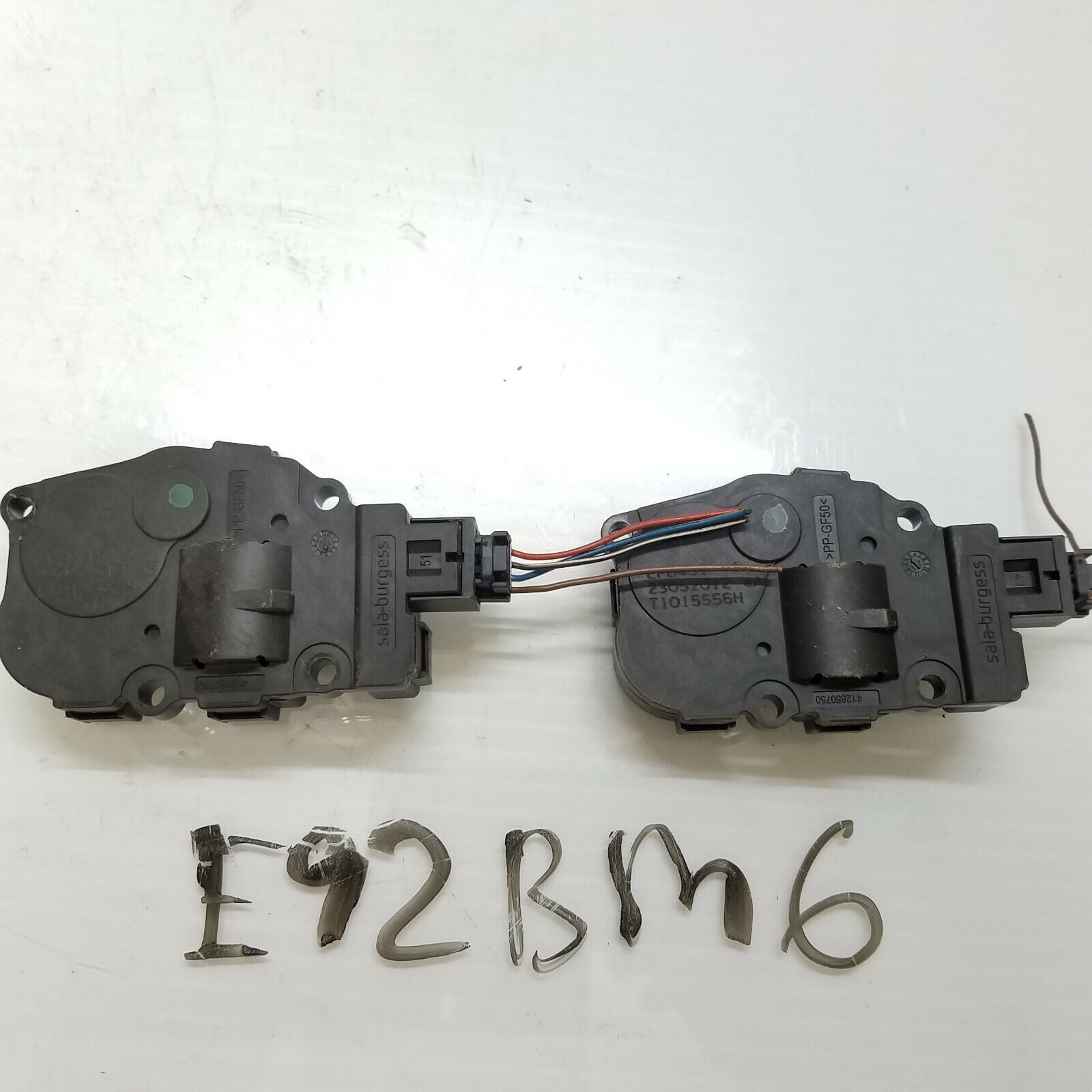 2011-2013 BMW 328I 335 E92 Coupe Ac Heater Blower Blend Door Actuators Pair Oem