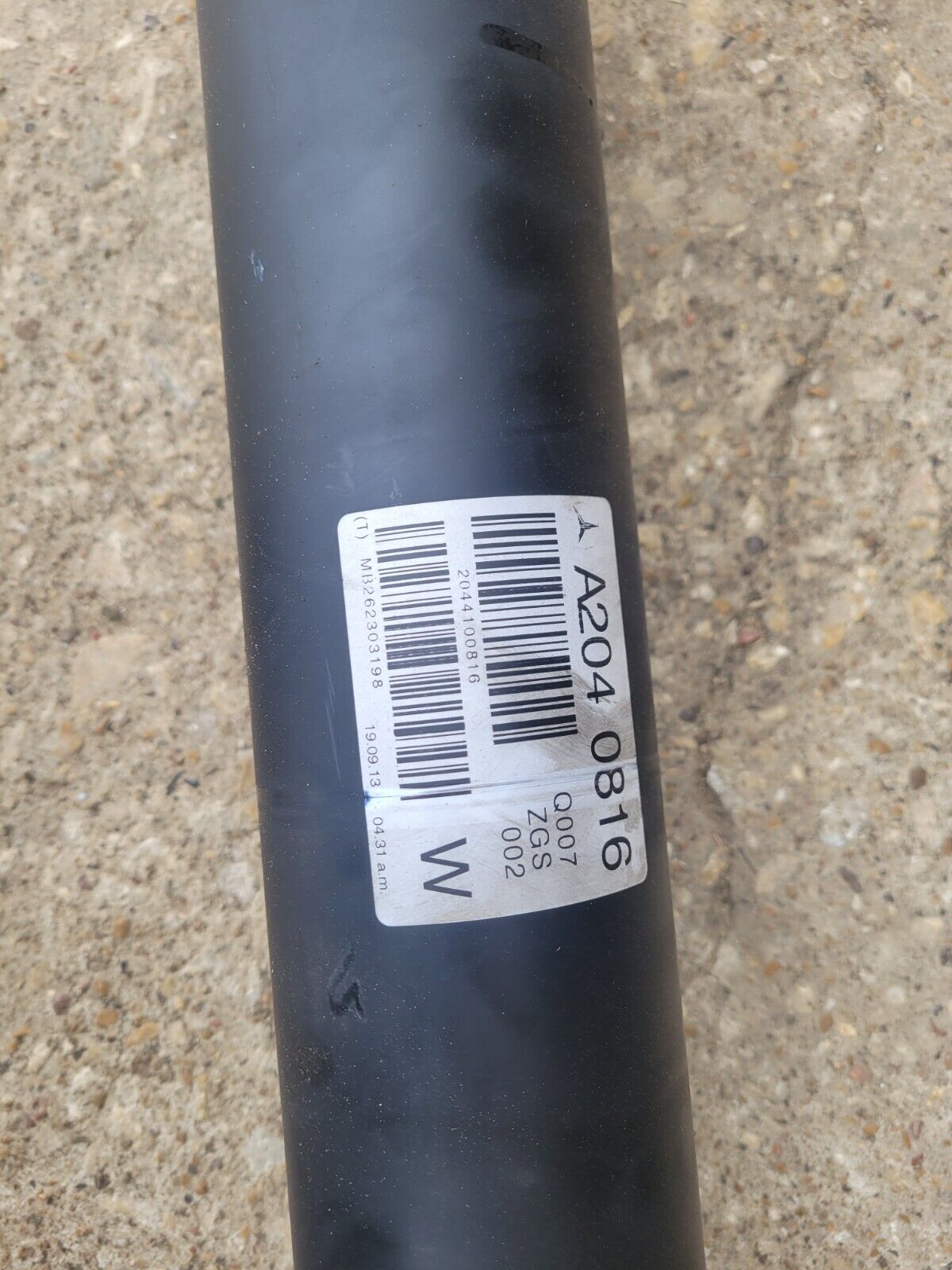 2012-2014 Mercedes C250 Automatic Transmission Rear Driveshaft Oem