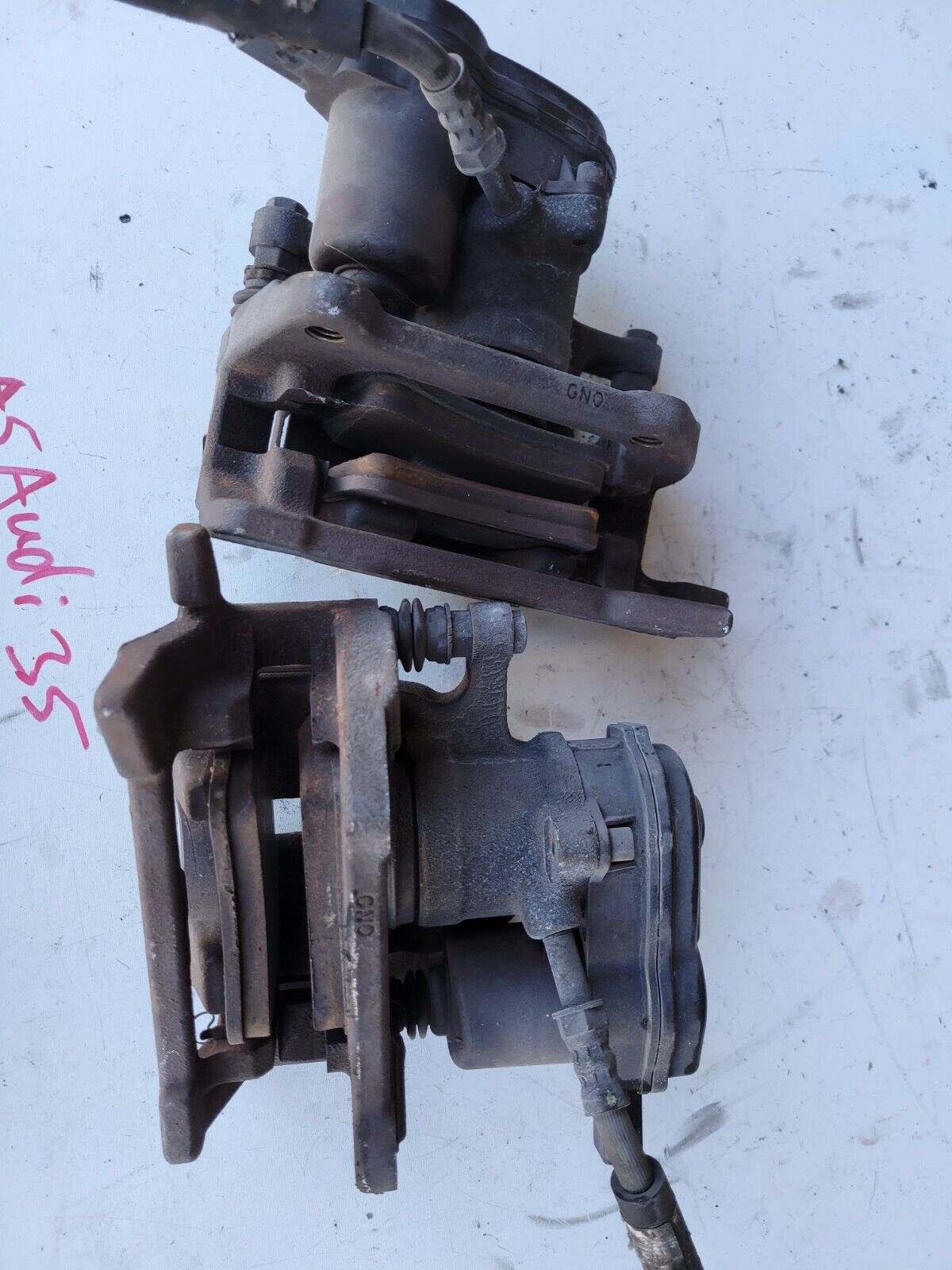 2008-2016 Audi A5 Right & Left Rear Brake Caliper Pair Oem