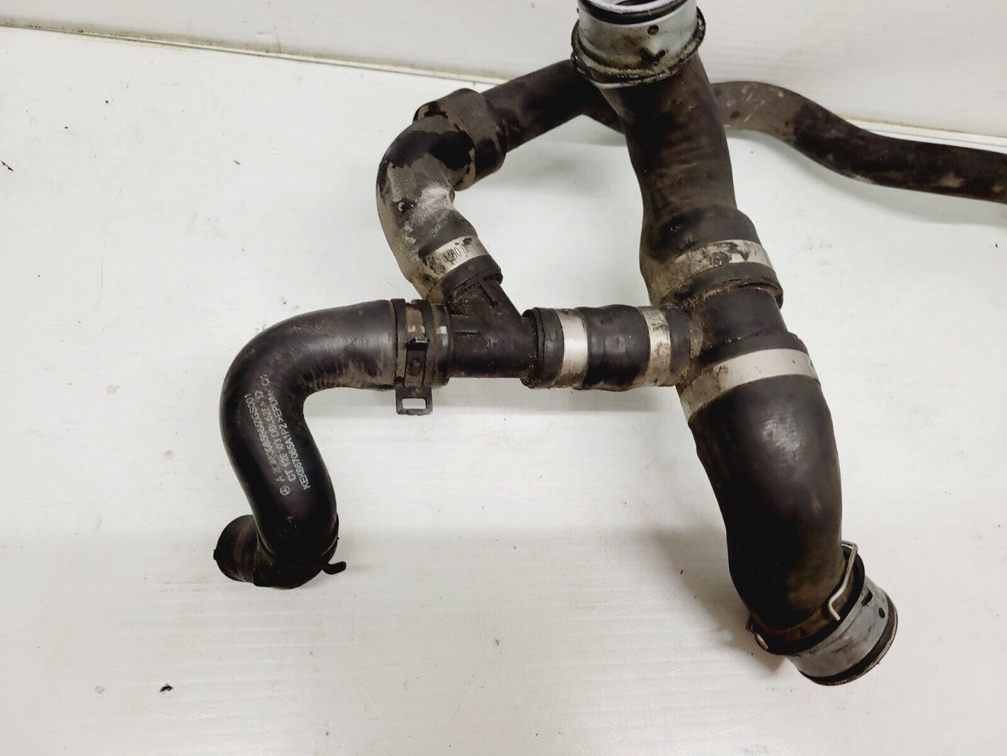 2012-2014 Mercedes C250 1.8L Engine Radiator Coolant Hose Line OEM 2048308596