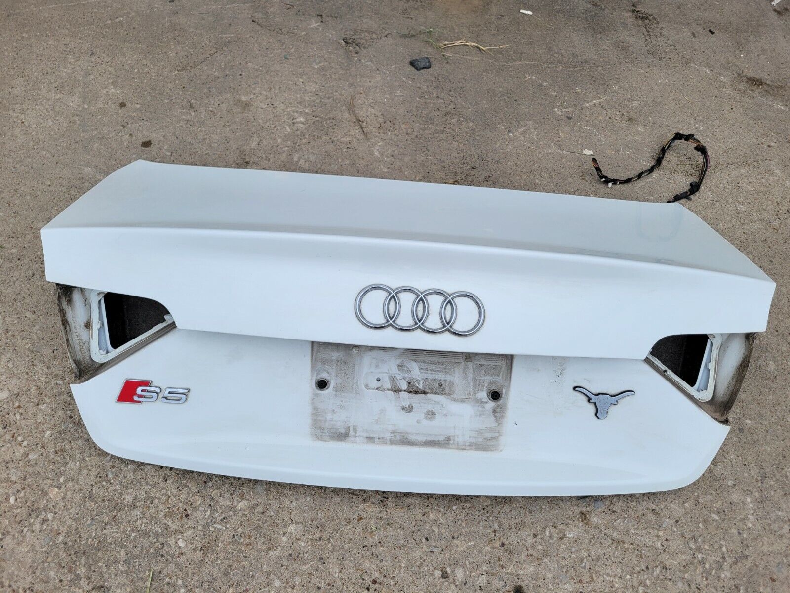 2008-2012 Audi S5 Trunk Lid Cover White Oem No Shipping Local Tx