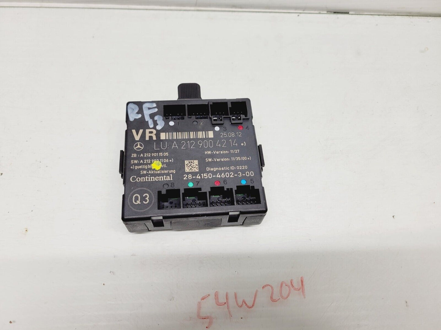 2012-2014 Mercedes C250 C350 Right Front Door Control Module OEM A2129004214