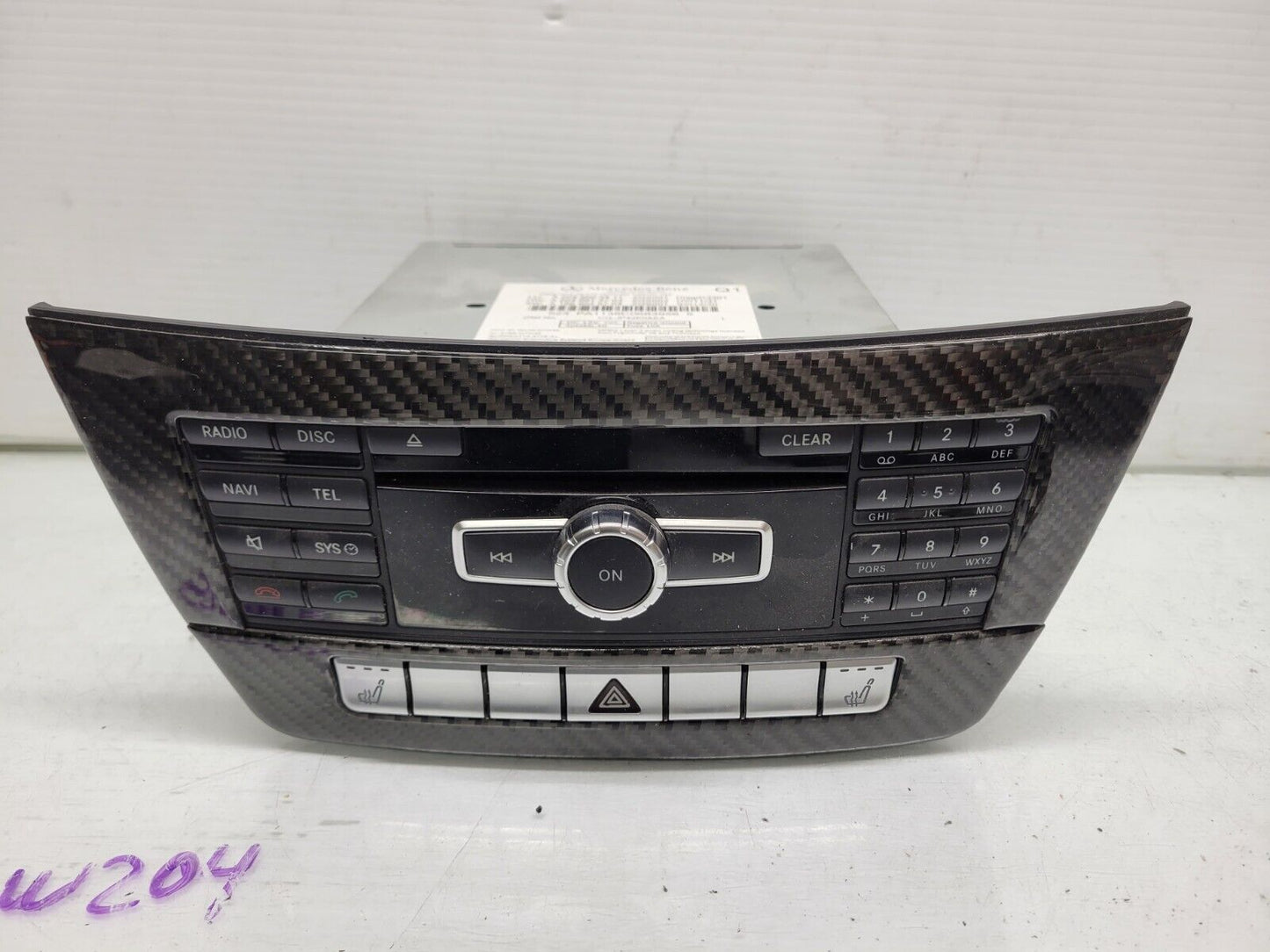 2012-2014 Mercedes C250 C350 Am Fm Audio Radio Cd Receiver Oem