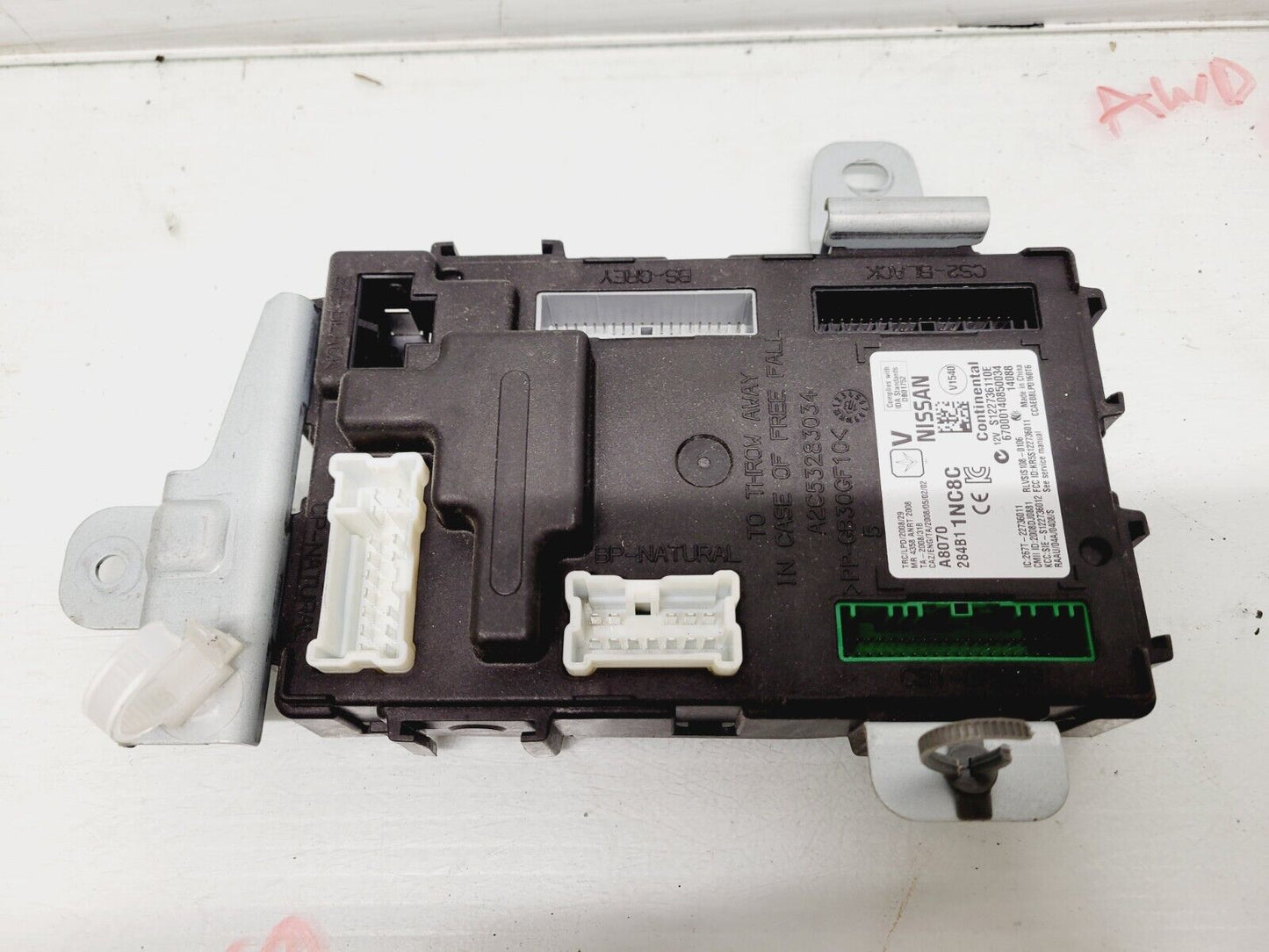 2014-2015 Infiniti Q60 Bcm Body Control Module 284B1-1Nc8C