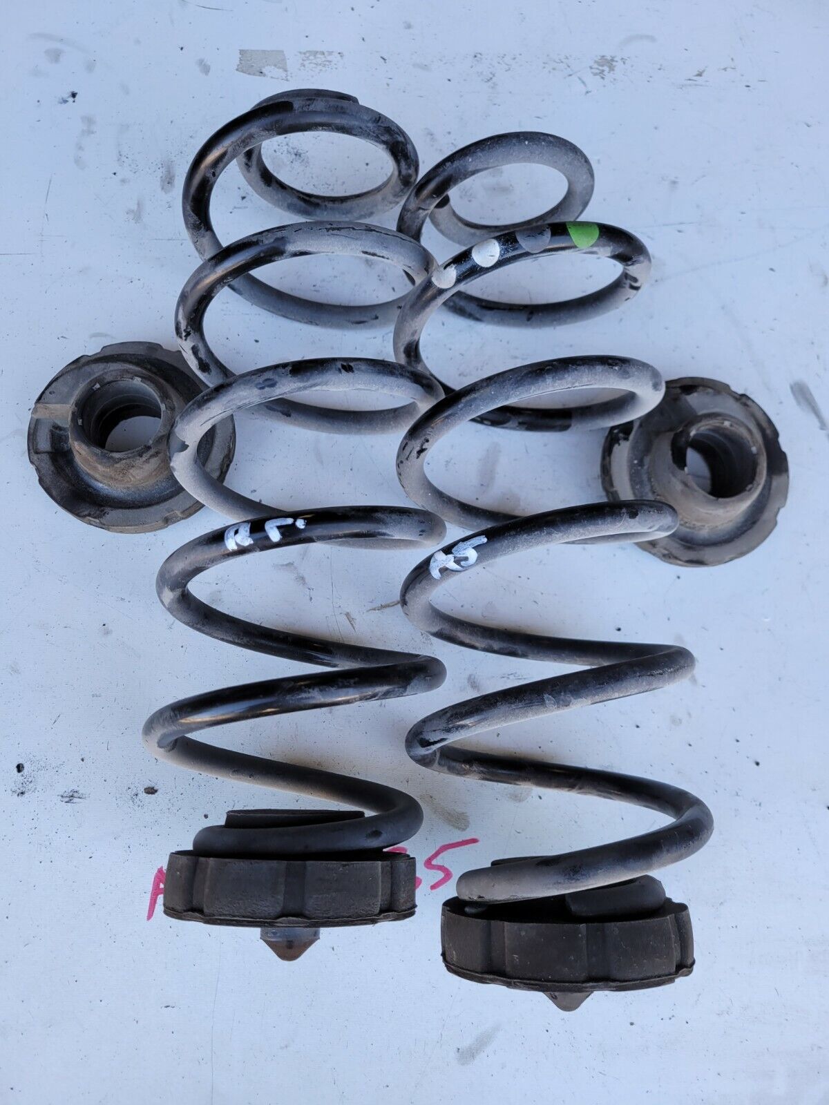 2008-2016 Audi A5 Rear Coil Spring Springs Pair Oem