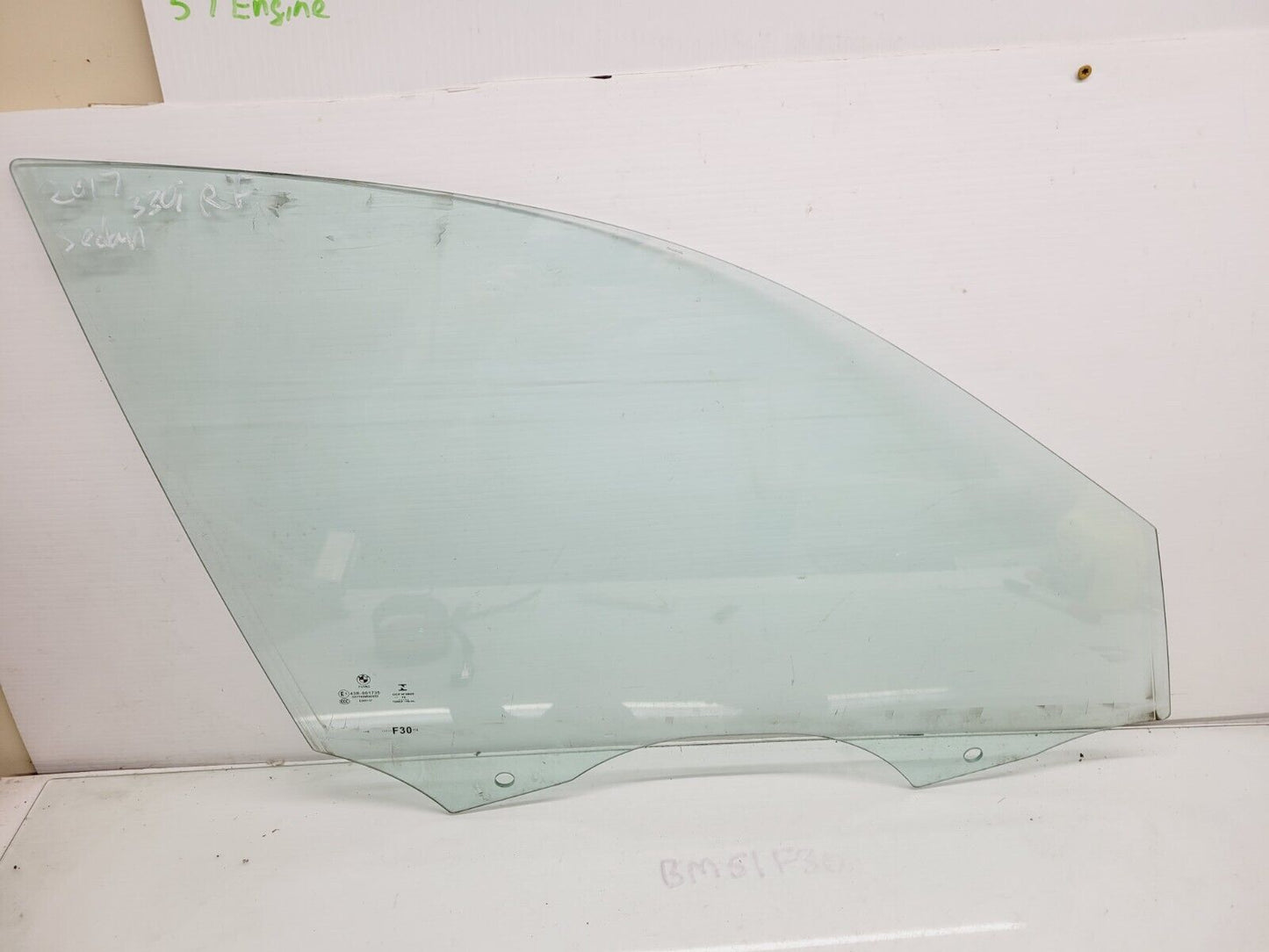 2016-2018 BMW 320I 330I 340I Right Front Passenger Window Glass Oem