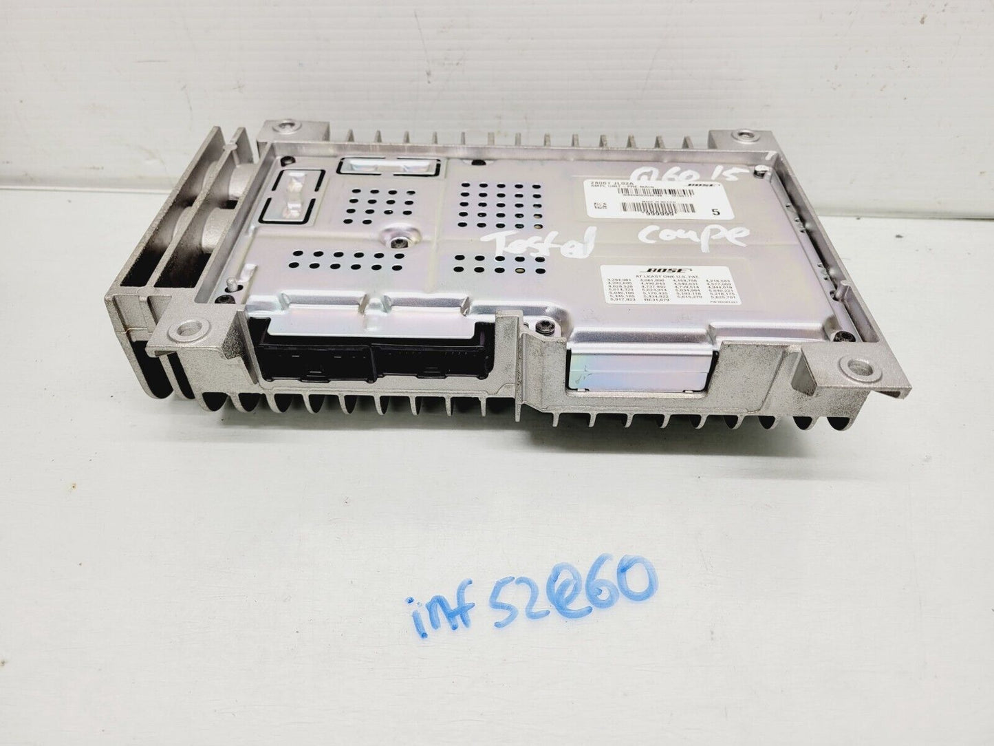 2014-2015 Infiniti Q60 Radio Audio AMP Amplifier OEM 28061JL02A Bose