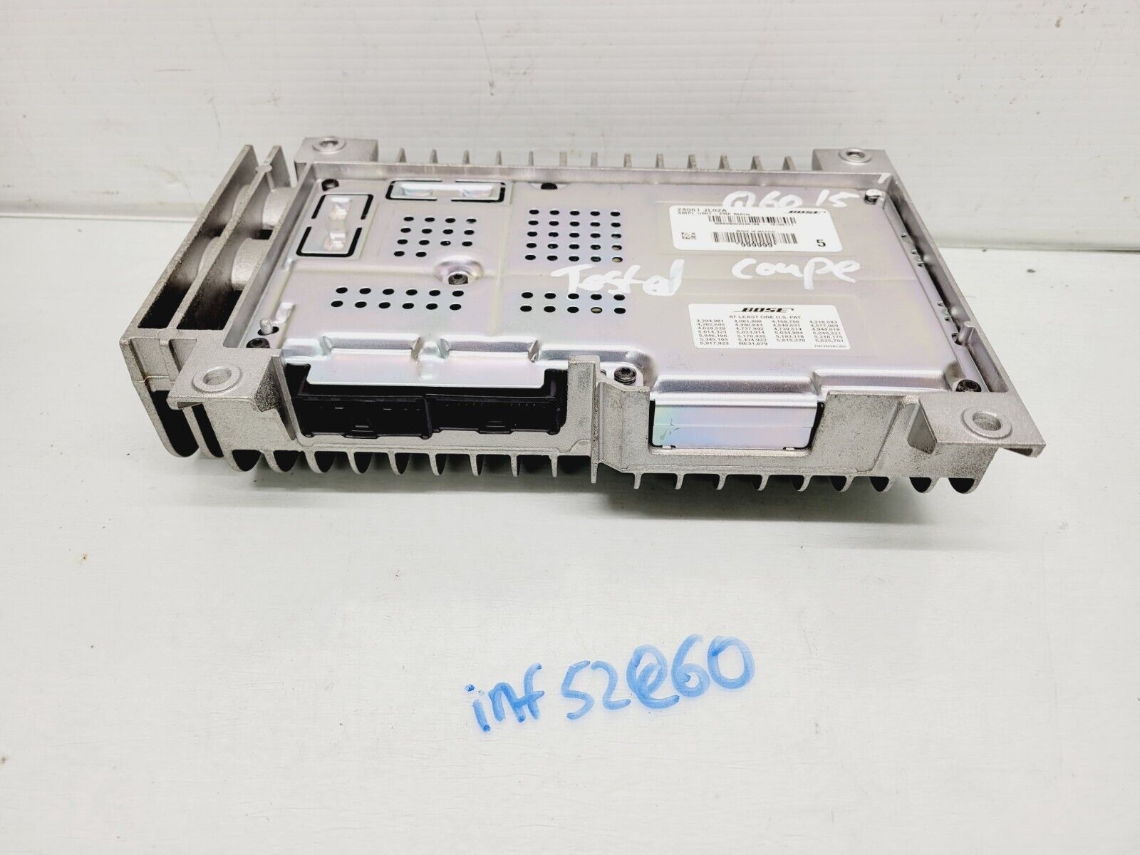 2014-2015 Infiniti Q60 Radio Audio AMP Amplifier OEM 28061JL02A Bose