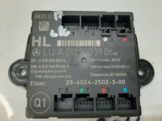 2008-2014 Mercedes C250 C300 C350 Left Rear Door Control Module Oem