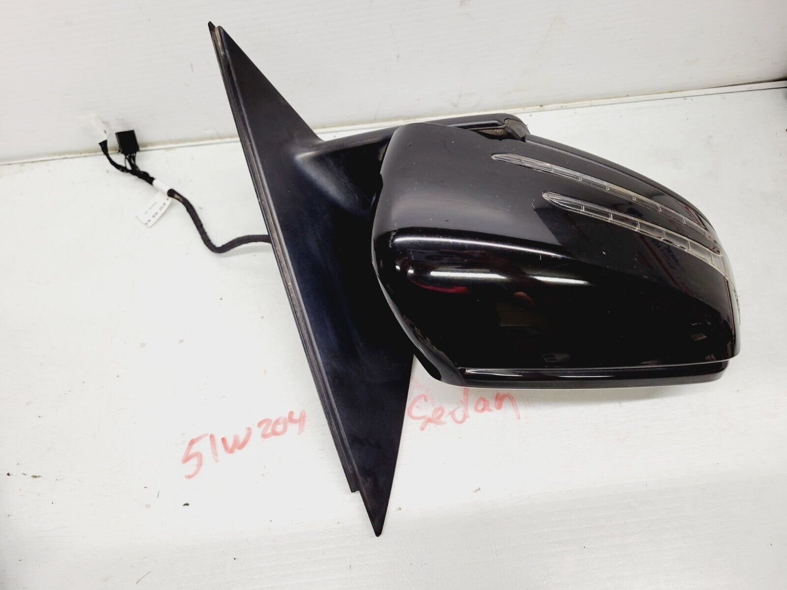 2012-2014 Mercedes C250 C350 C300 Right Passenger Mirror Black Sedan