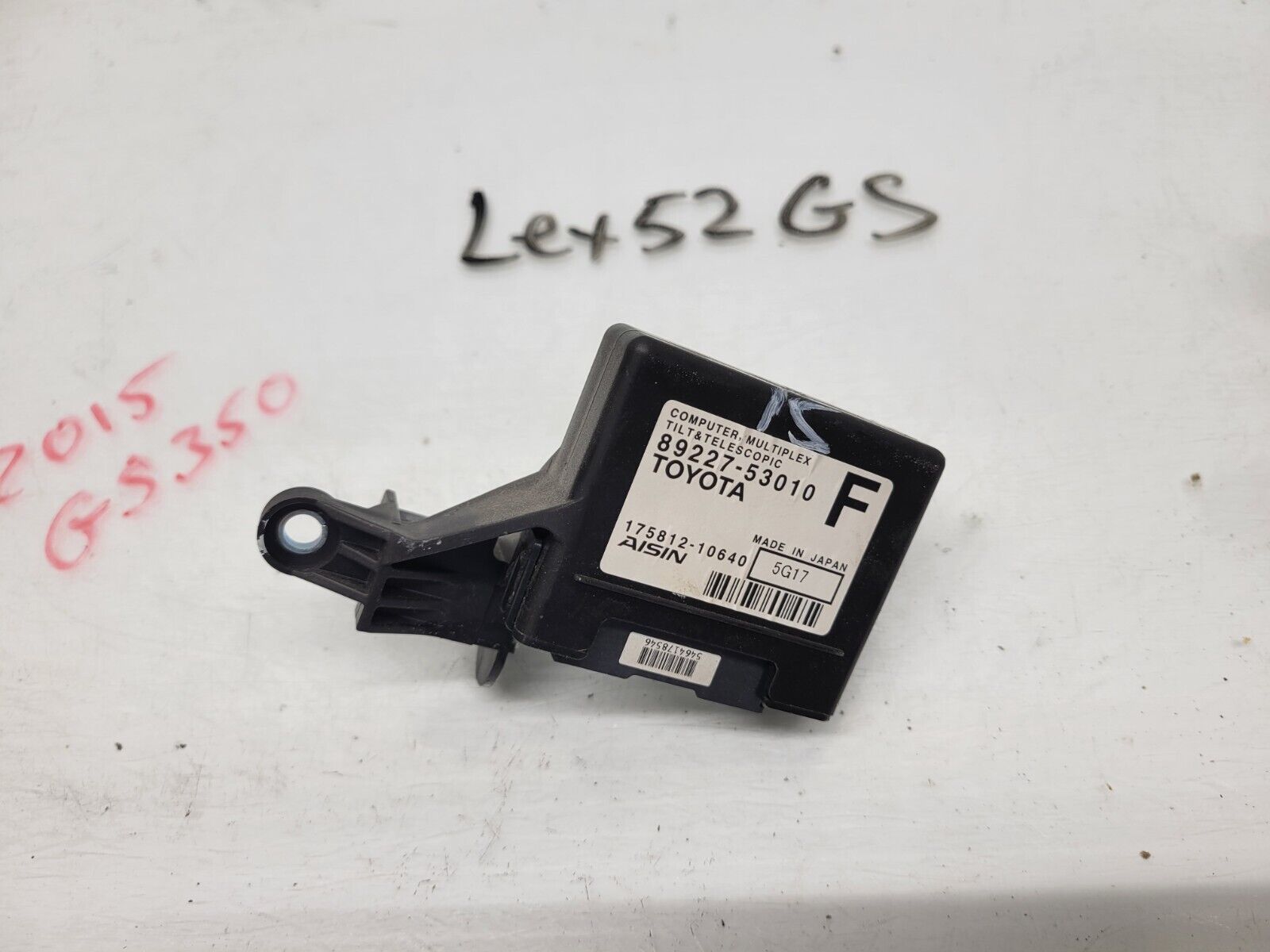 2013-2015 Lexus Gs350 Gs450H Multiplex Tilt Telescopic Control Module Oem