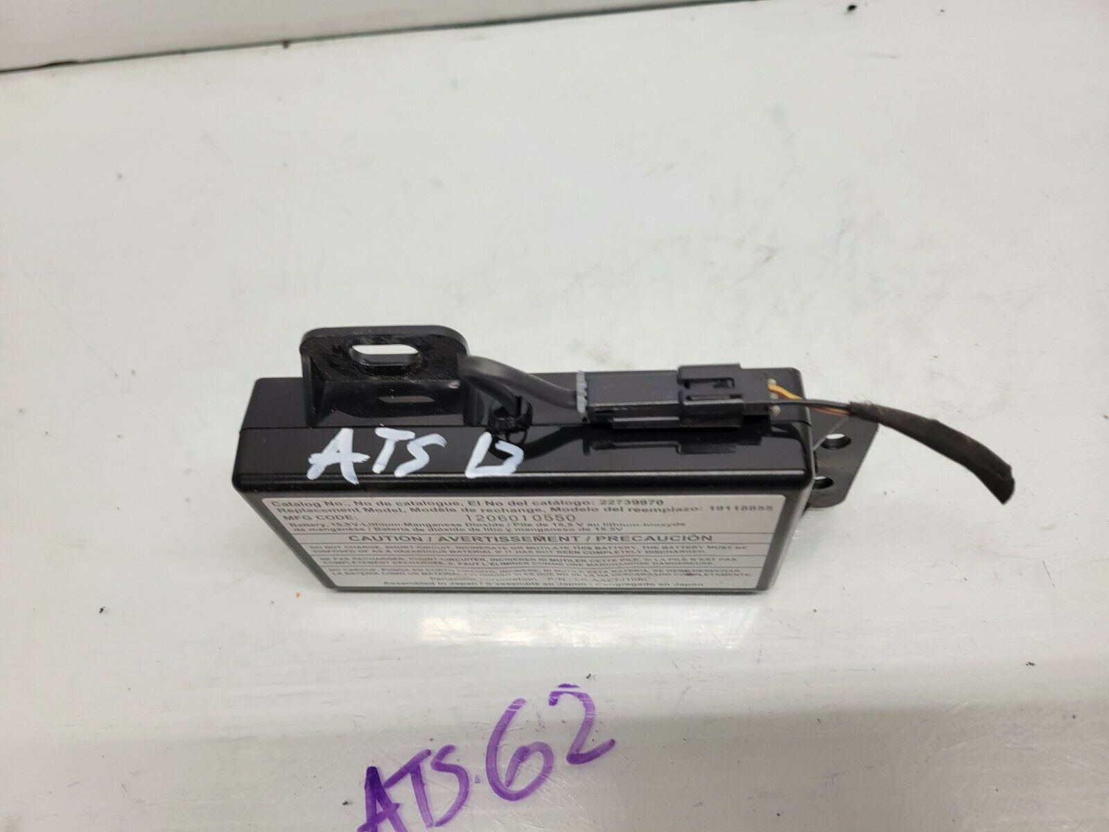 2013-2014 Cadillac Ats Onstar Battery Control Module