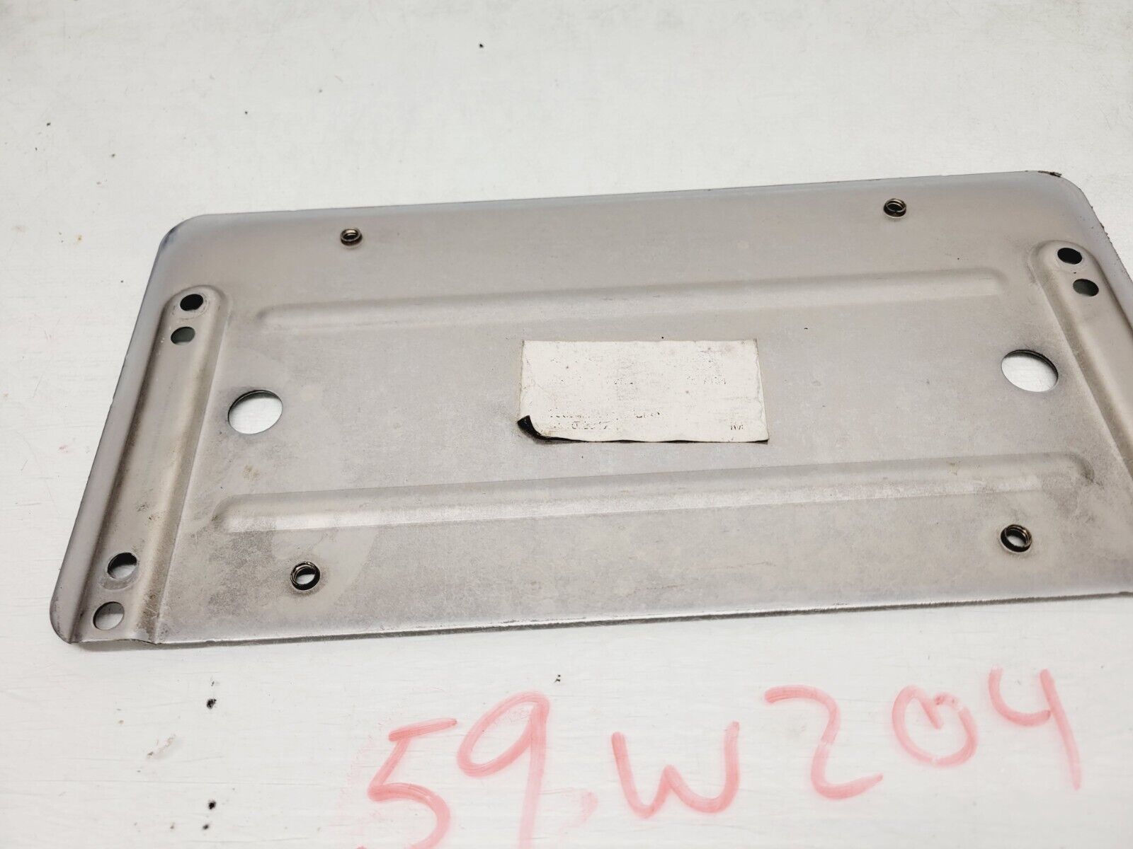 2008-2014 Mercedes C250 C300 C350 Trunk License Plate Holder Bracket OEM