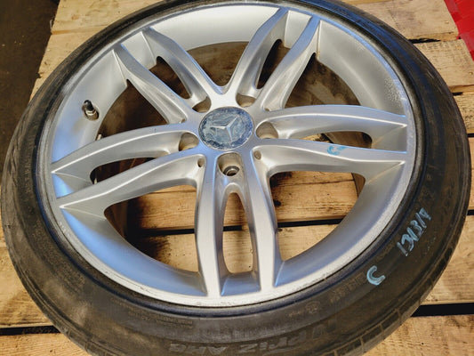 2008-2014 Mercedes C250 C300 C350 17" Wheel Rim Tire 225/45 OEM