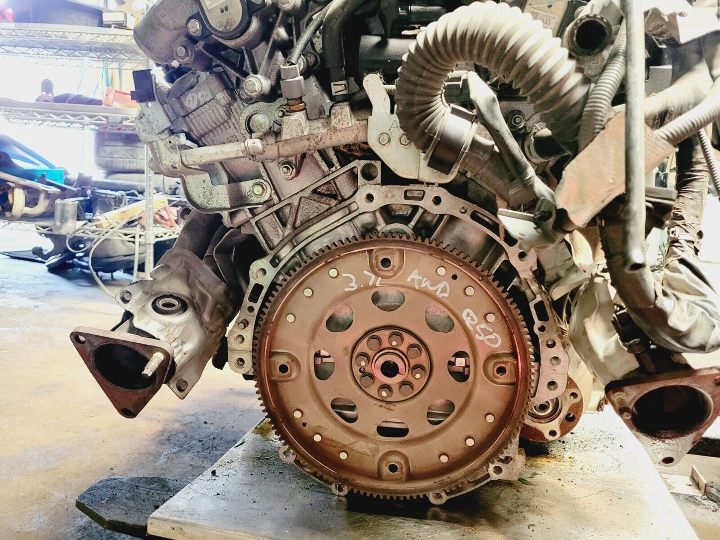 2014-2015 Infiniti Q50 3.7L ENGINE AWD MOTOR