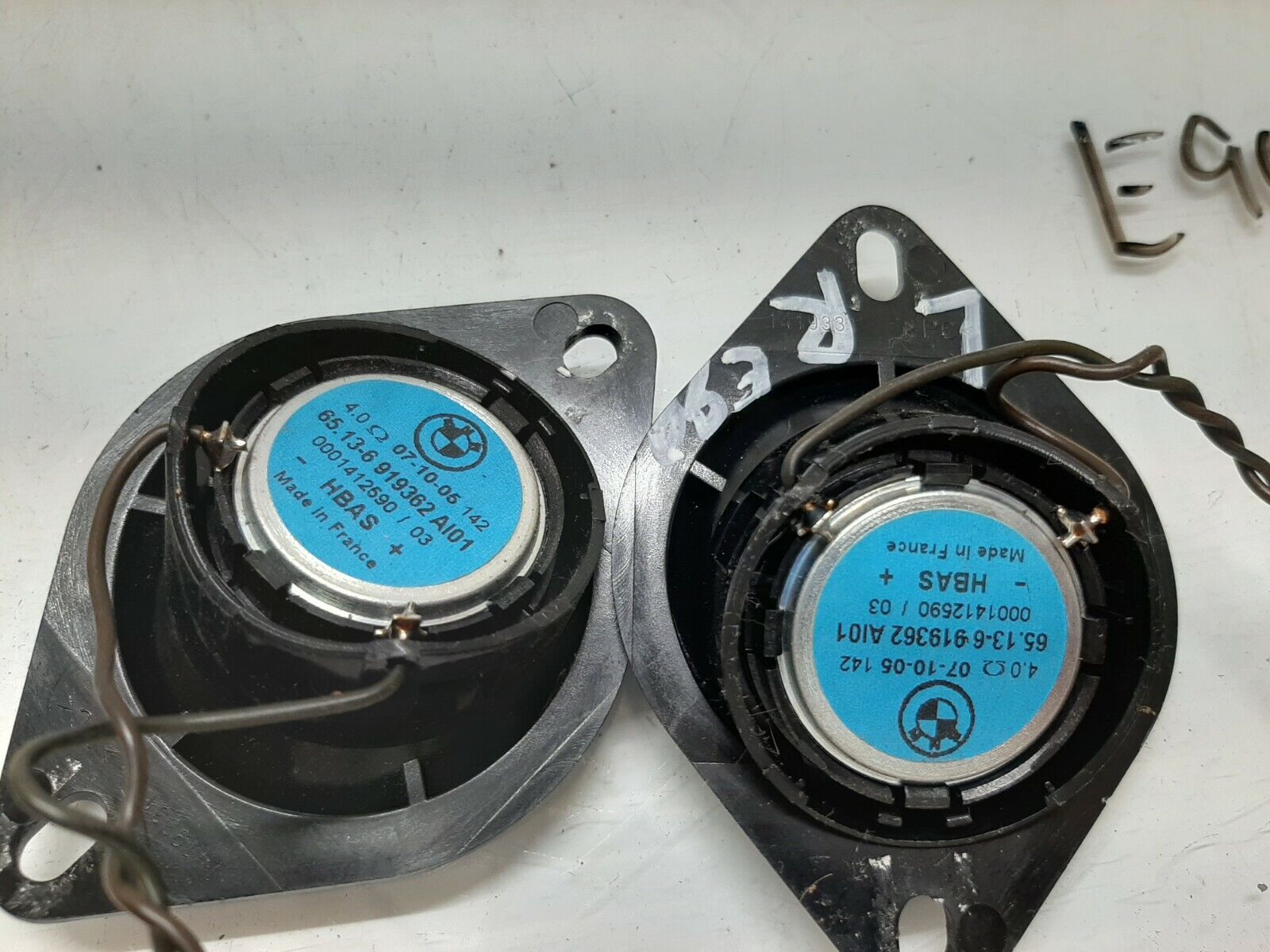 2006-2011 BMW 328I 335I Rear Door Tweeter Speaker Pair Oem