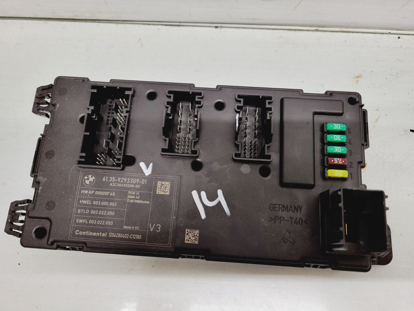 2012-2015 BMW 328I F30 Rear Bcm Body Control Module Oem