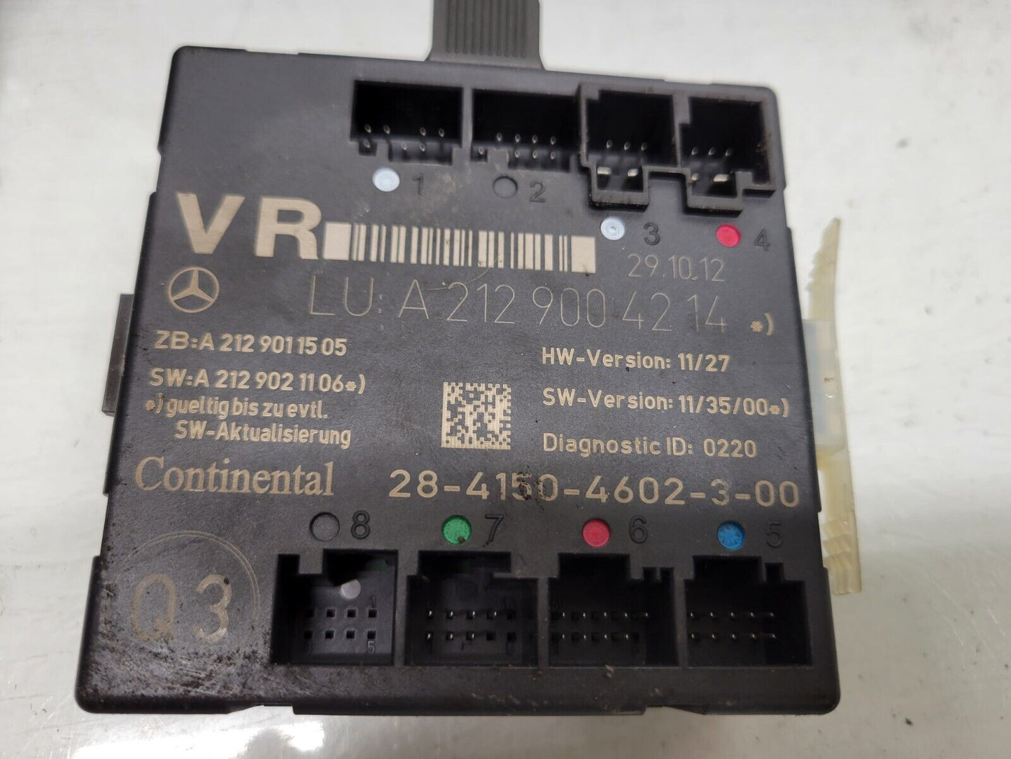 2012-2014 Mercedes C250 C300 Right Front Door Control Module Oem