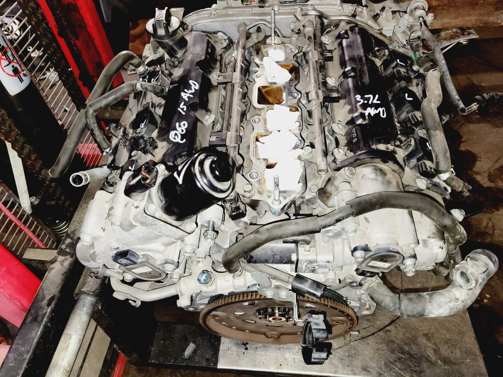 2014-2015 Infiniti Q60 3.7L Awd Engine Motor