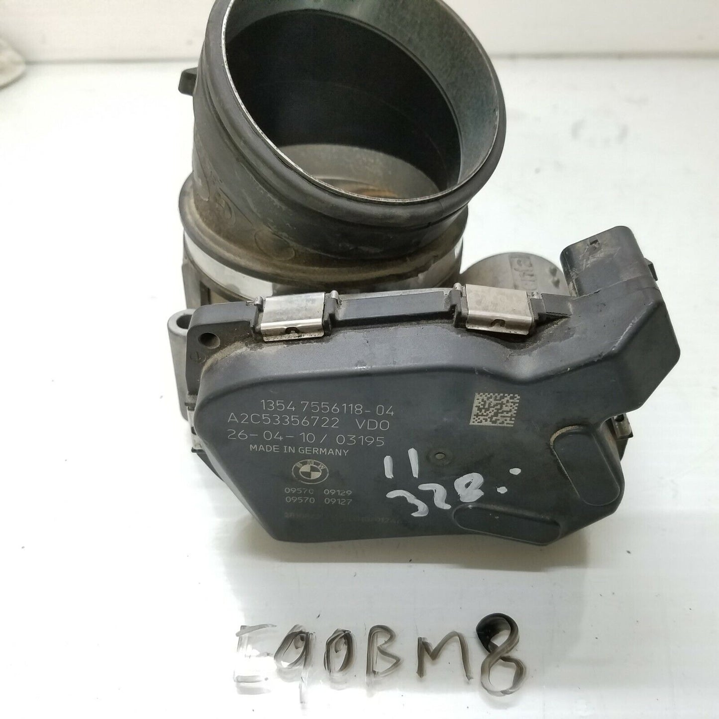 2009-2011 BMW 328I Throttle Body 3.0L Oem 7556118 Lci