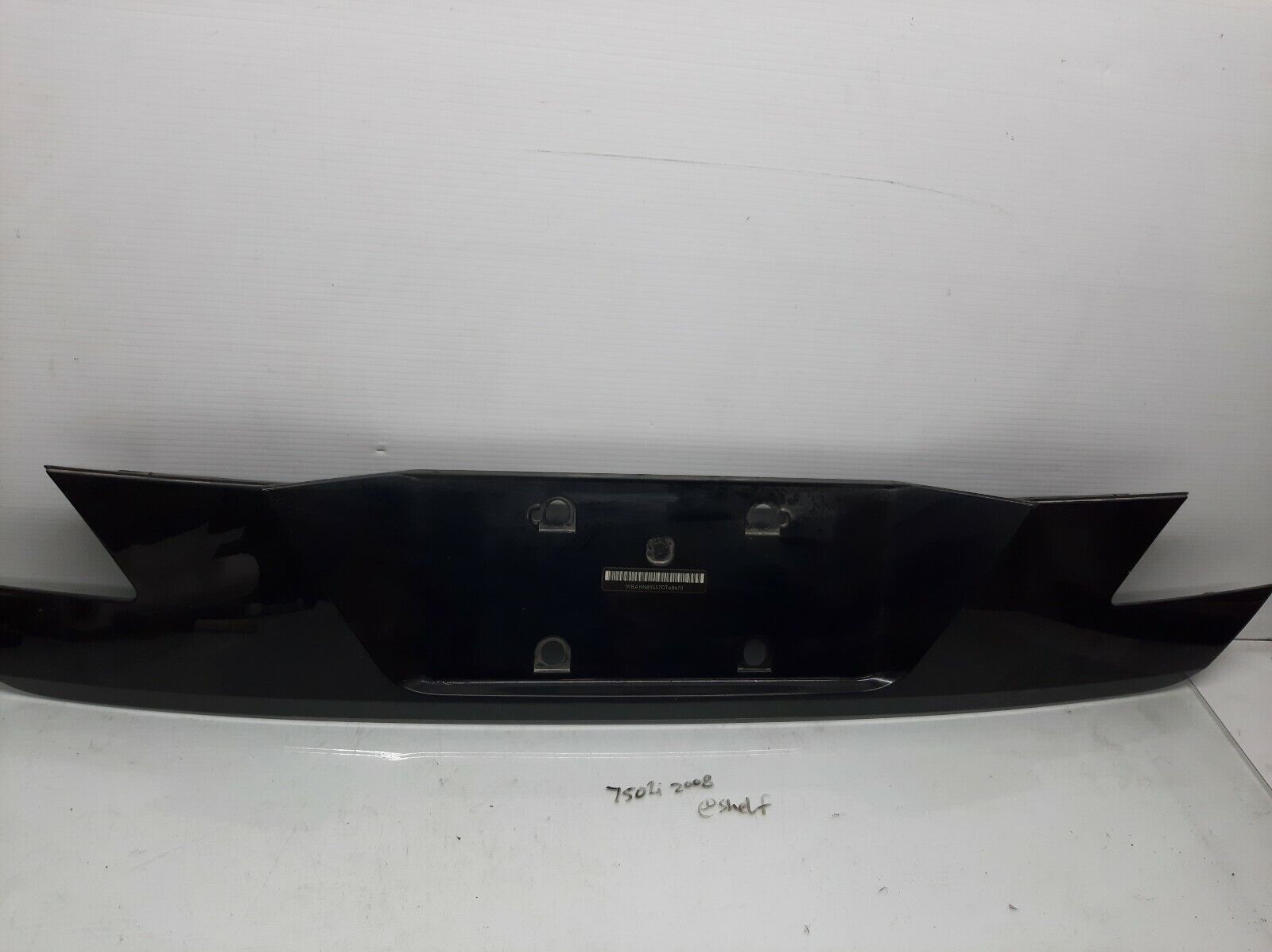 2006-2008 BMW 750Li 750I License Plate Trunk Lid Trim Cover Oem