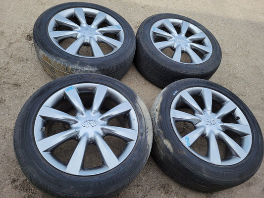 2014-2017 Infiniti Qx50 225 55 R18 Wheel Rim Tire Set Of 4 Oem Local Tx