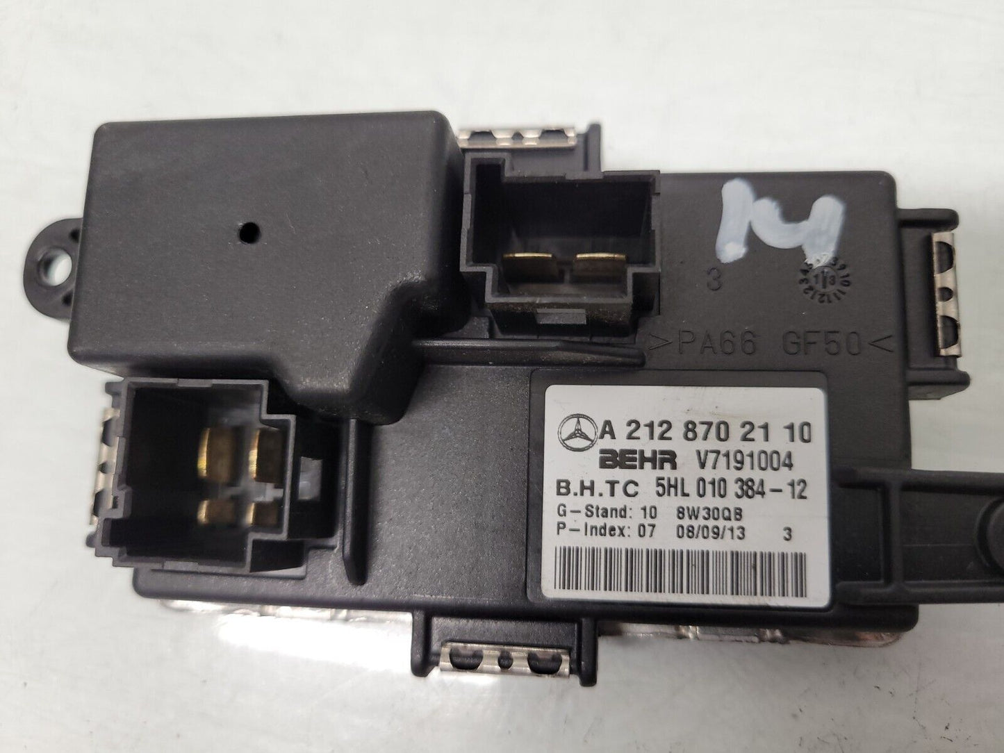 2012-2014 Mercedes C250 Ac Heater Blower Resistor Oem