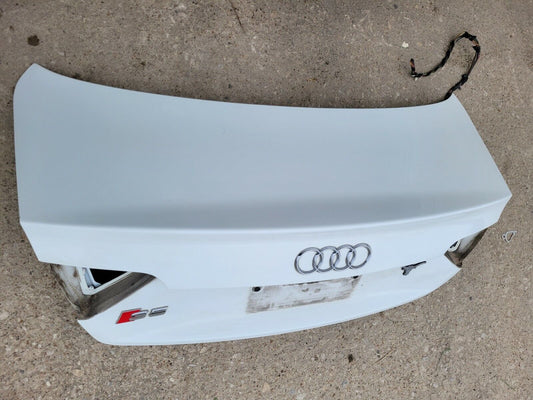 2008-2012 Audi S5 Trunk Lid Cover White Oem No Shipping Local Tx