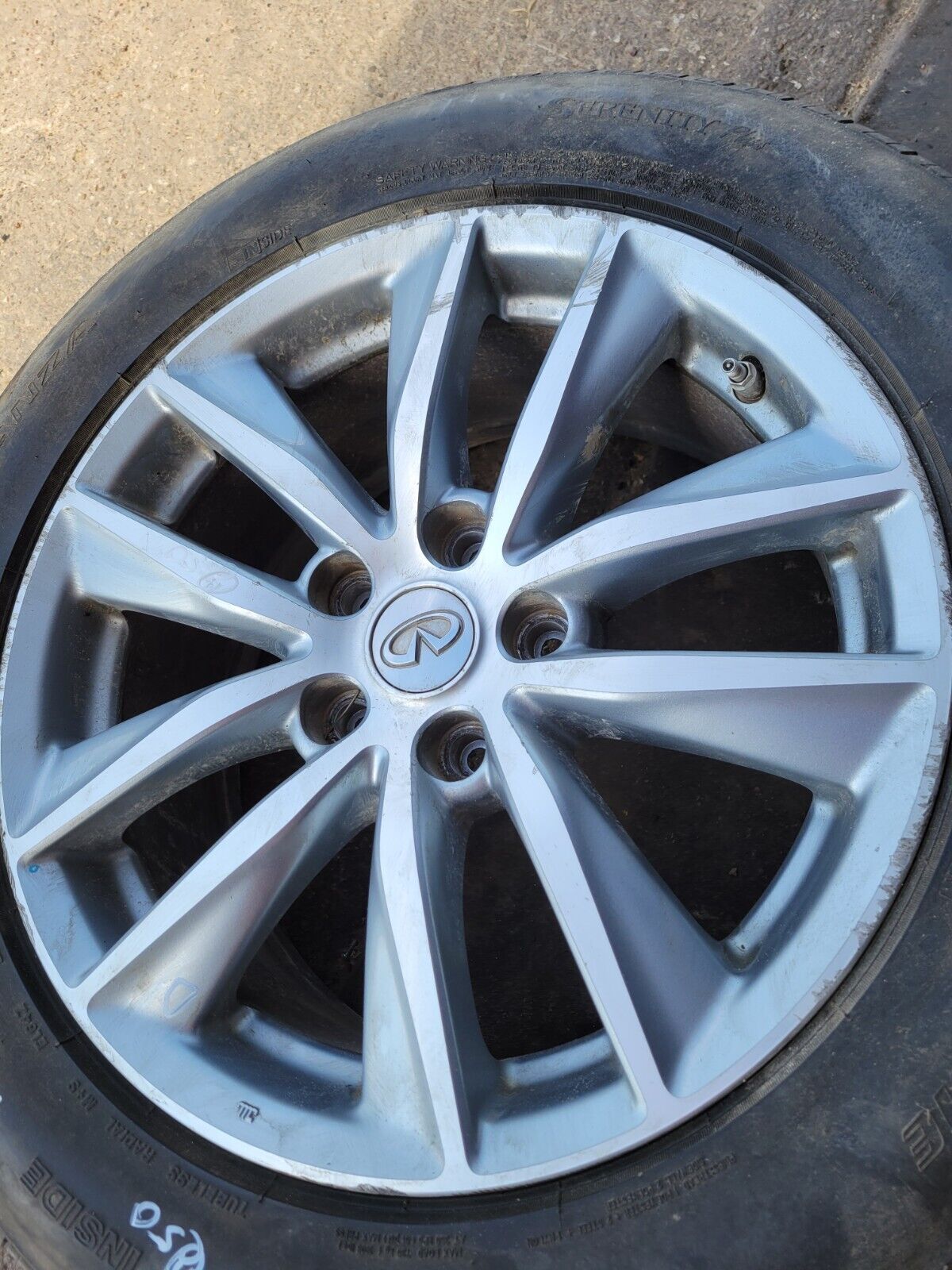 2014-2017 Infiniti Q50 225 55 17" WHEEL RIM OEM