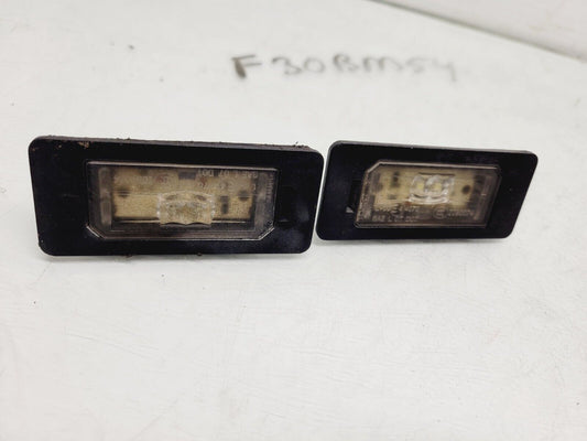 2012-2016 BMW 328I 335I F30 Trunk License Plate Lamp Lights Oem