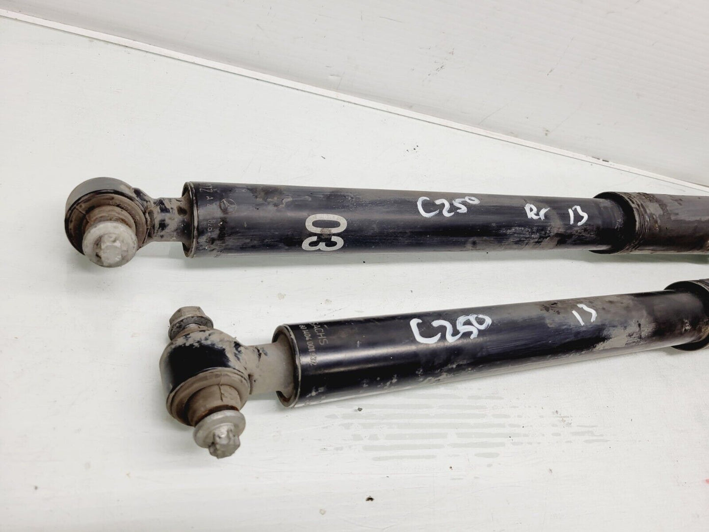 2012-2014 Mercedes C250 C350 Right Left Rear Shock Absorber Set OEM A2043260500