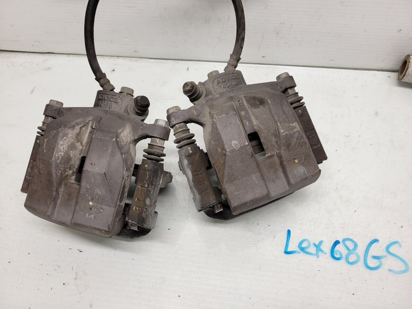 2013-2015 Lexus Gs350 Gs450H Rear Brake Calipers Pair Oem