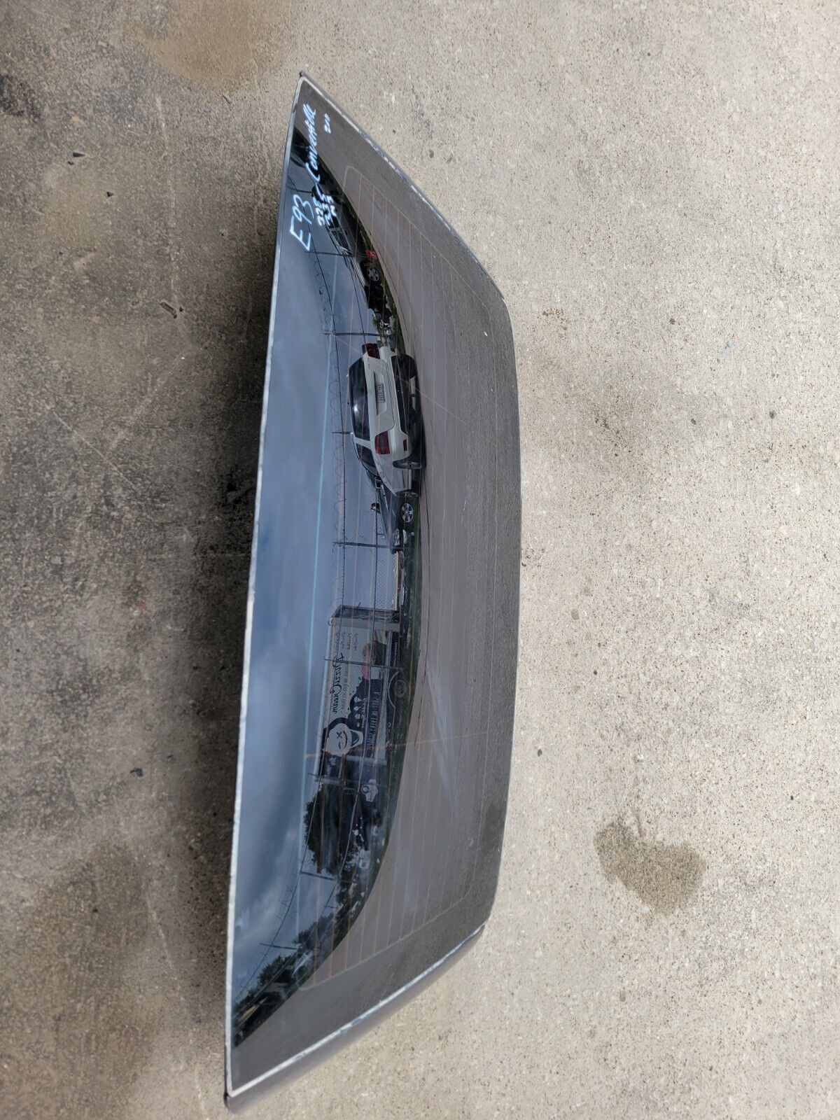 2007-2013 BMW 328I 335I Convertible Roof Rear Top Glass Oem